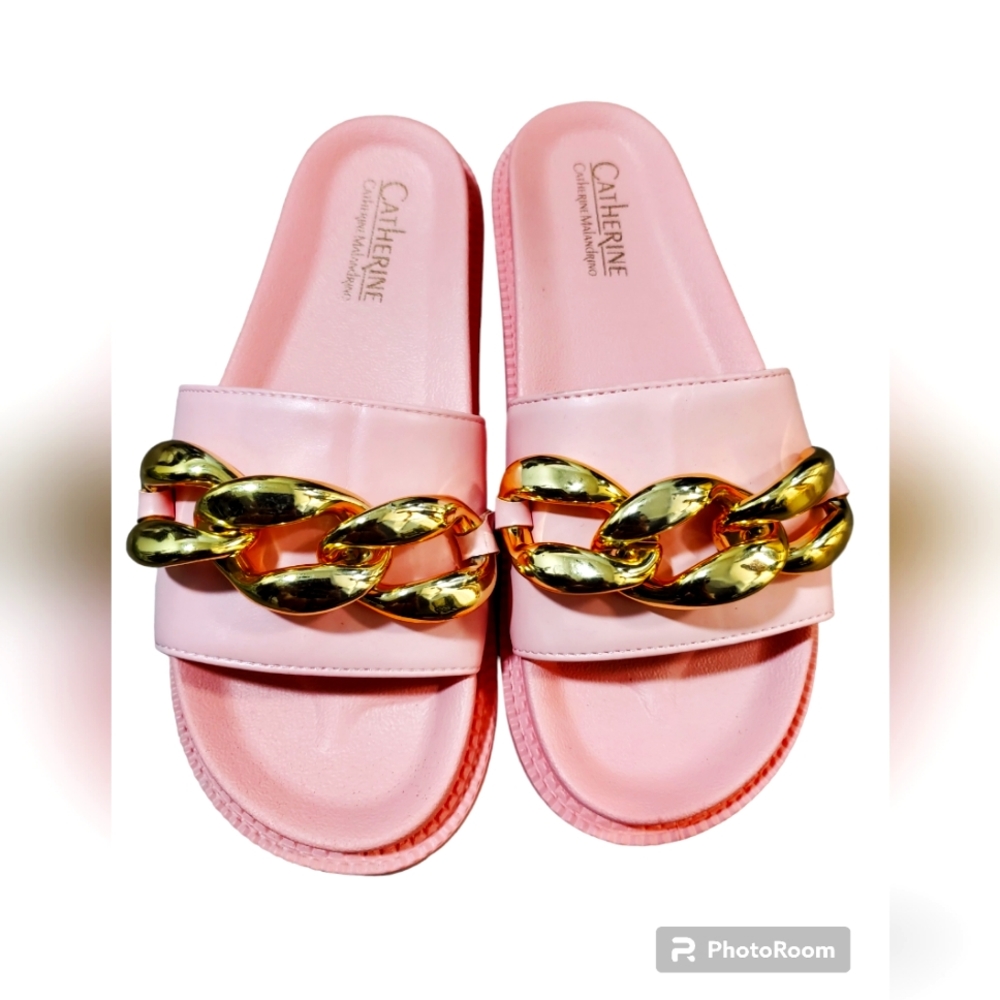 NWOT Catherine Malandrino Pink Slide